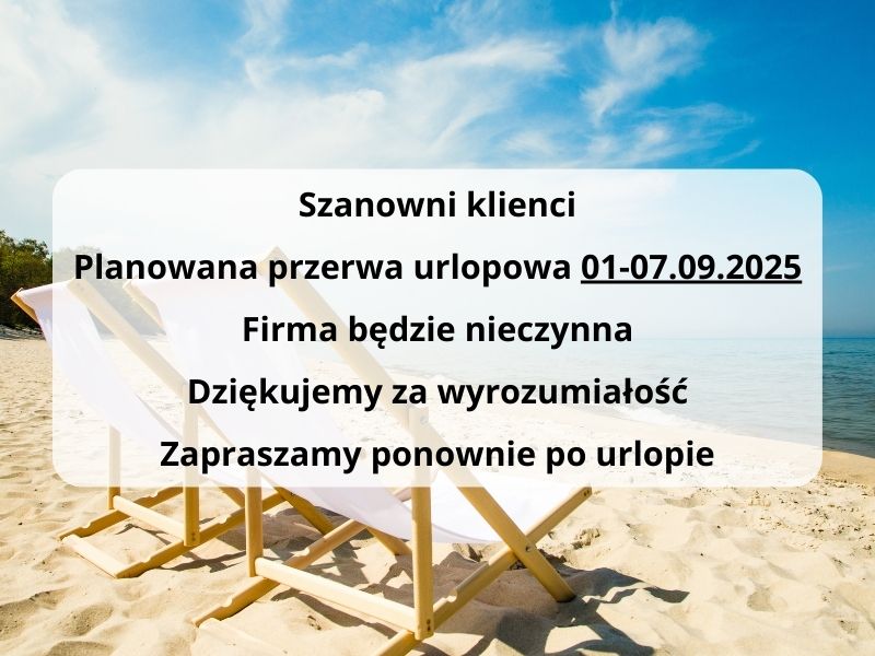 informacja o urlopie